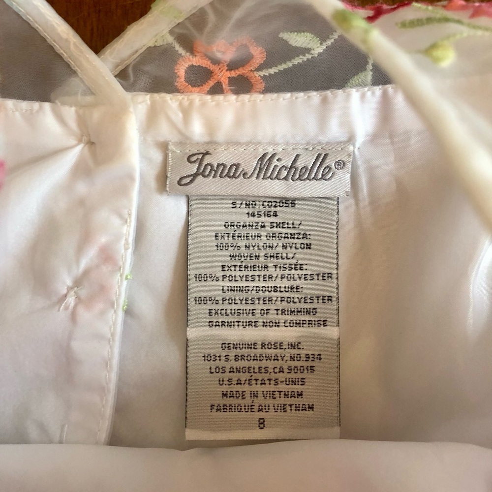Jona Michelle Special Occasion Kid’s Party Dress - size 8 - Picture 9 of 10